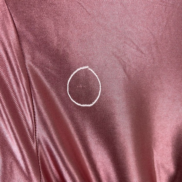 ASOS Design Maternity Stretch Satin wrap midi dress size: 10 - Picture 15 of 15